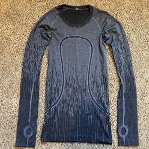 Lululemon swiftly long sleeve, super comfy, nothing is wrong with it!